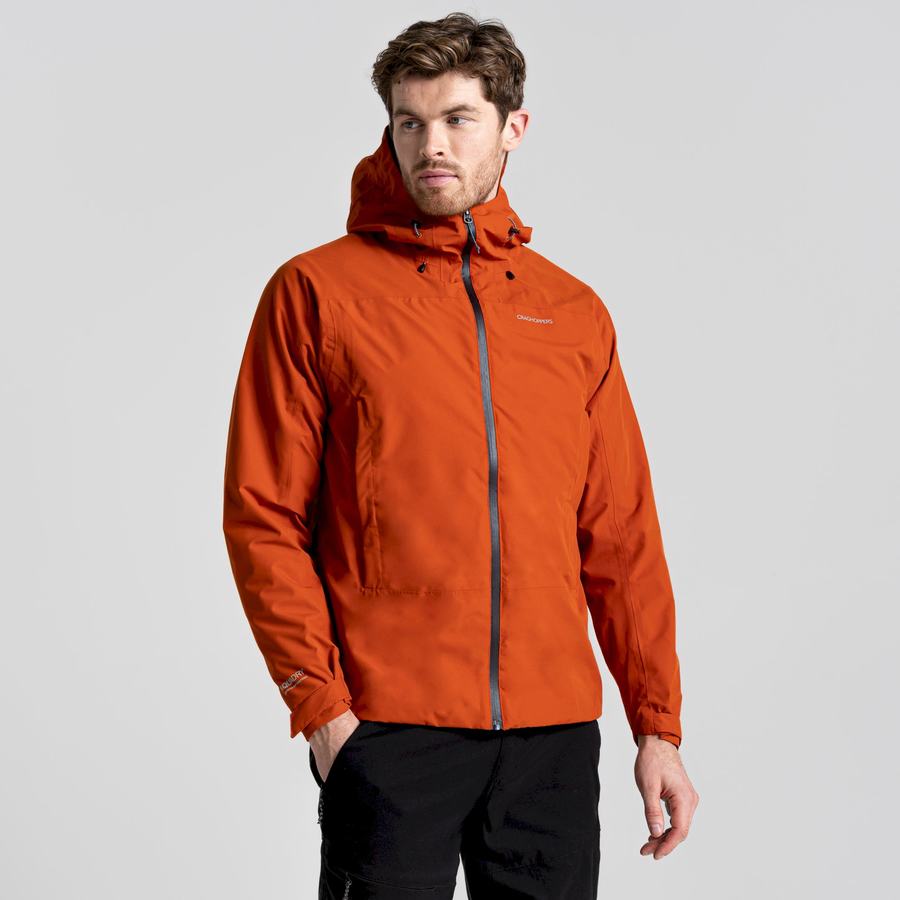 Orange Craghoppers Creevey Men's Jackets | BDL875VR