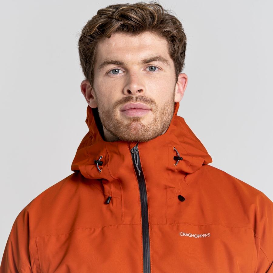 Orange Craghoppers Creevey Men's Jackets | BDL875VR