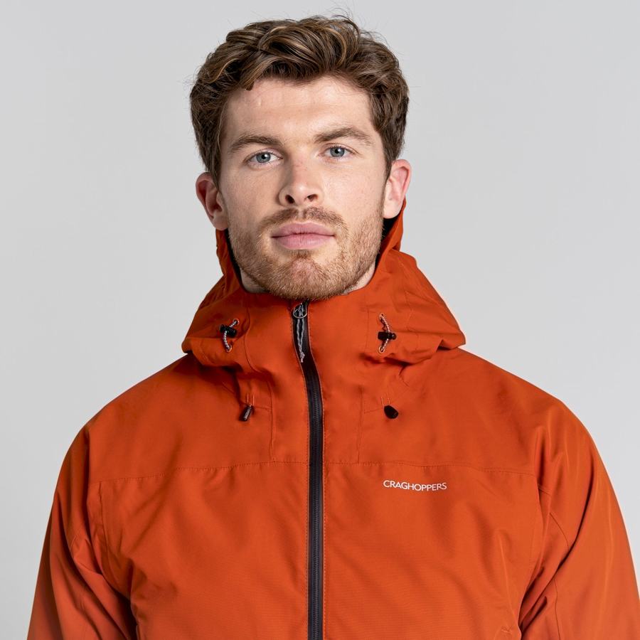 Orange Craghoppers Creevey Men's Jackets | BDL875VR