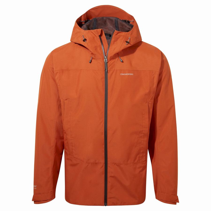 Orange Craghoppers Creevey Men\'s Jackets | BDL875VR