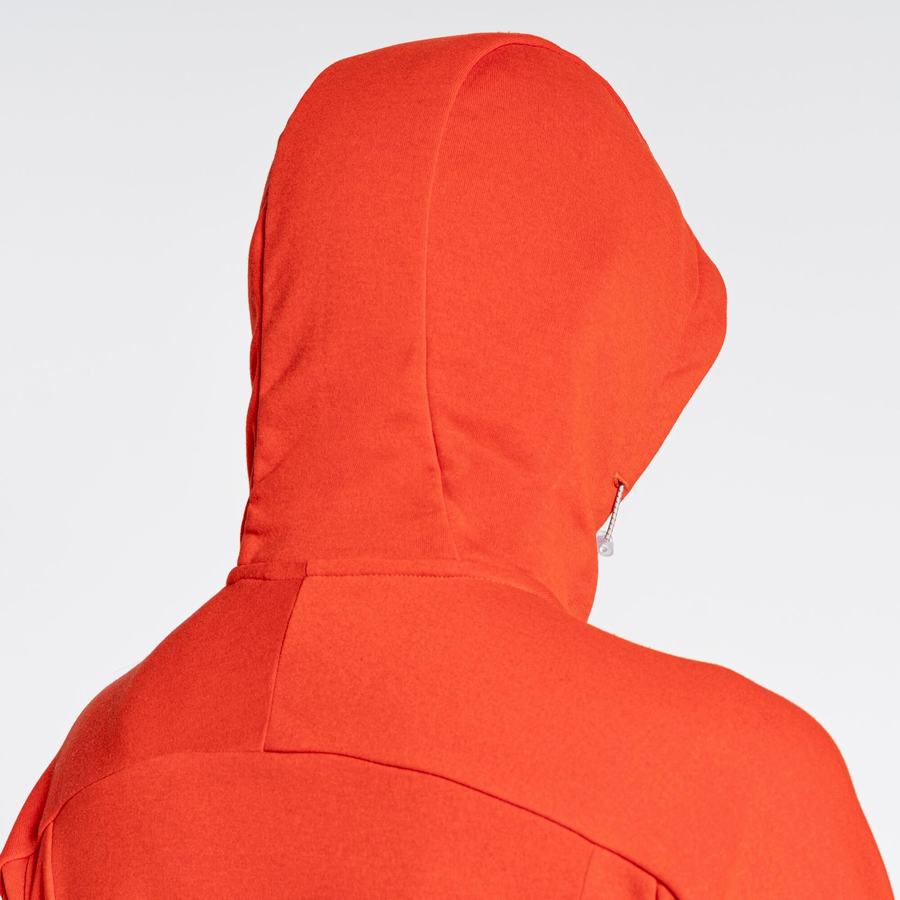 Orange Craghoppers Dynamic Hooded Half Zip Top Women's T-Shirts | AVL5330AA