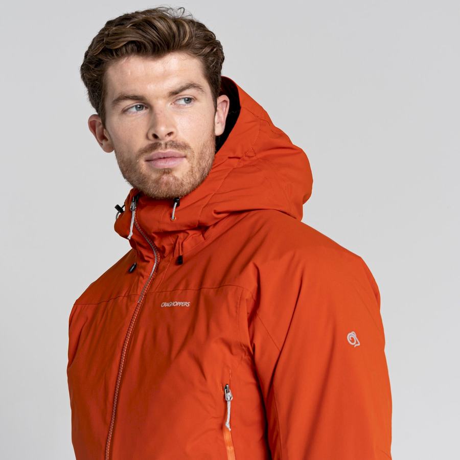 Orange Craghoppers Gryffin Thermic Men's Jackets | KZC2917MQ