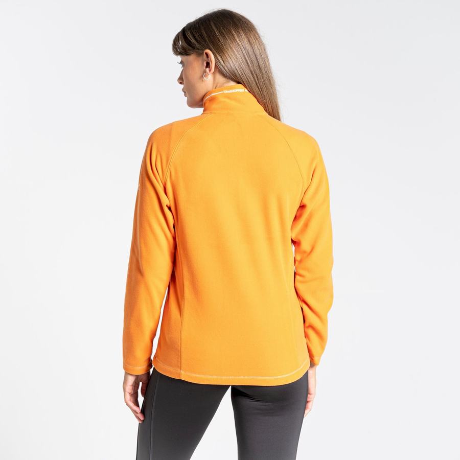 Orange Craghoppers Miska Half Zip Women's Sweaters | YDT2326UU