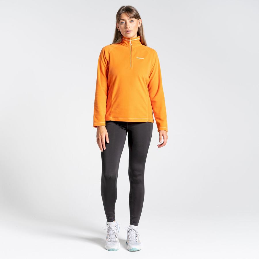 Orange Craghoppers Miska Half Zip Women's Sweaters | YDT2326UU