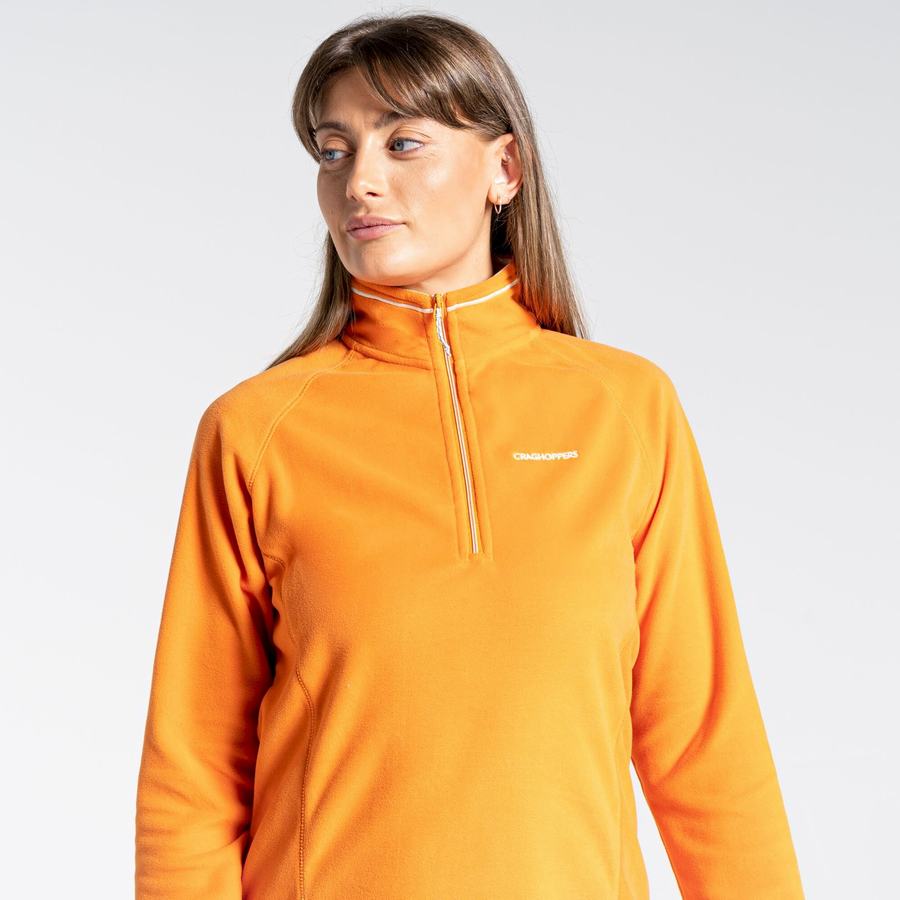 Orange Craghoppers Miska Half Zip Women's Sweaters | YDT2326UU