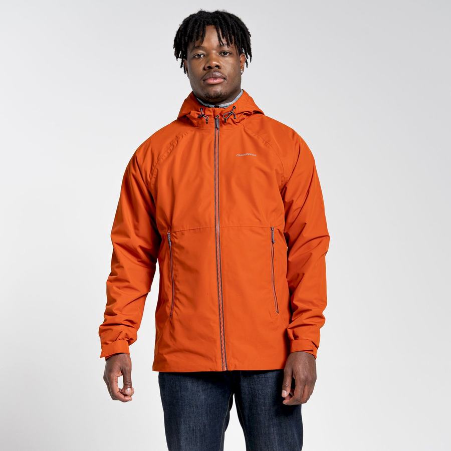 Orange Craghoppers Sebastian Men's Jackets | RBE2379WU