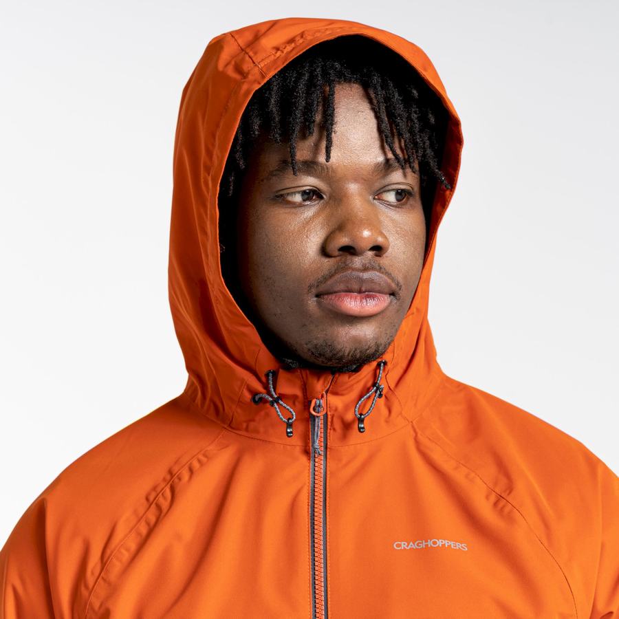 Orange Craghoppers Sebastian Men's Jackets | RBE2379WU