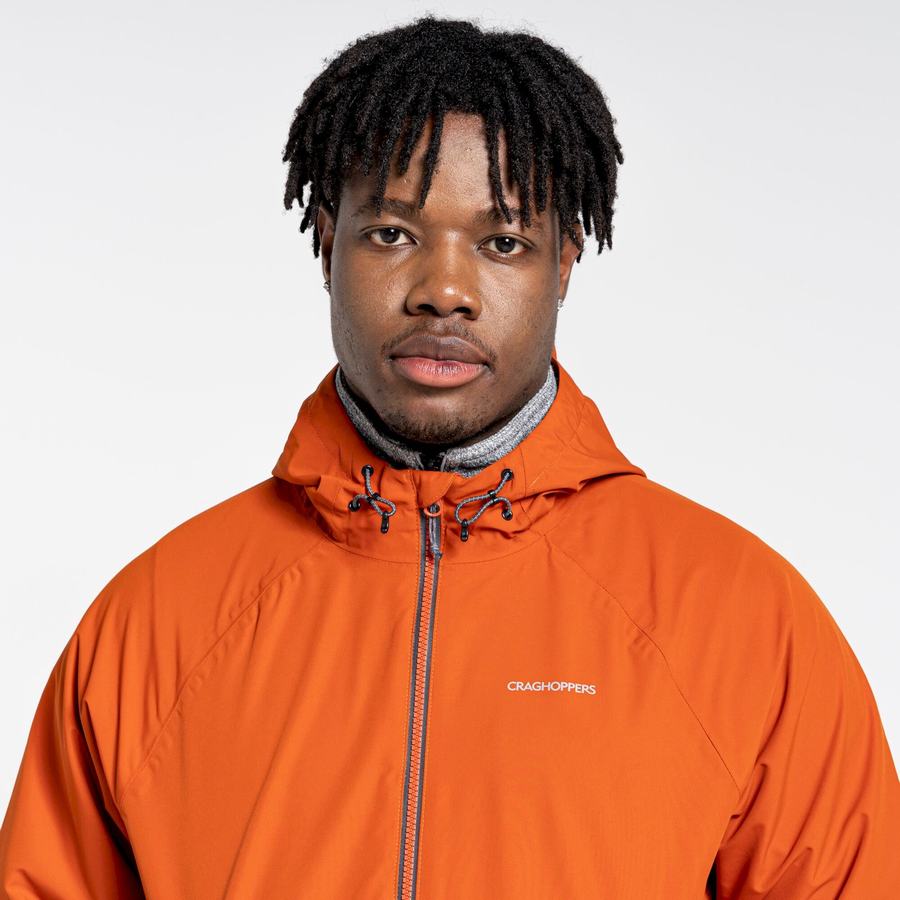 Orange Craghoppers Sebastian Men's Jackets | RBE2379WU