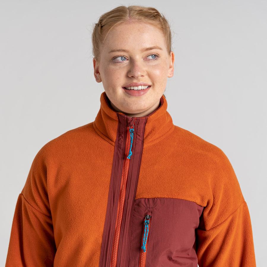 Orange Craghoppers Spindle Women's Sweaters | EKU4099SQ