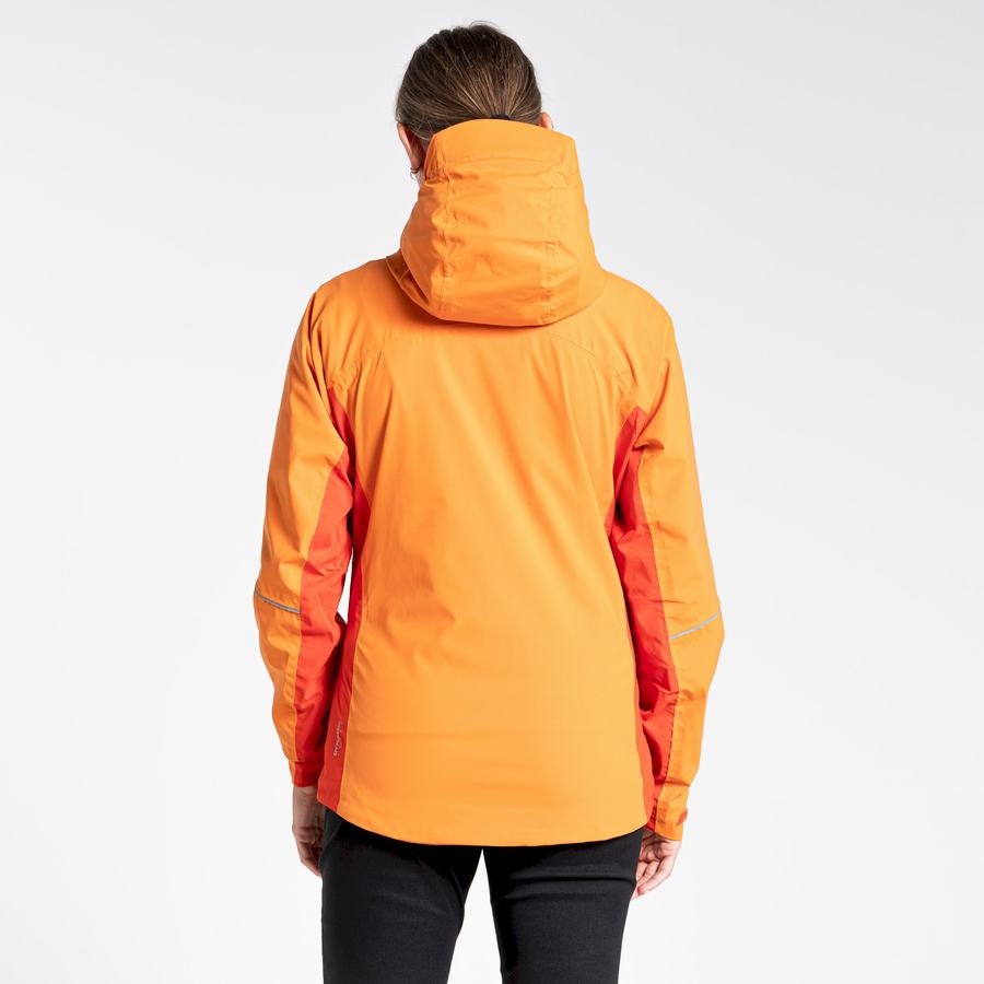 Orange Craghoppers Waterproof Dynamic Women's Jackets | ELV1721IS