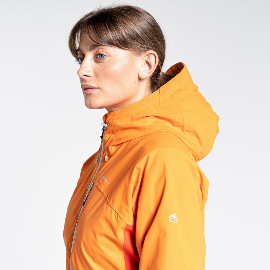 Orange Craghoppers Waterproof Dynamic Women's Jackets | ELV1721IS