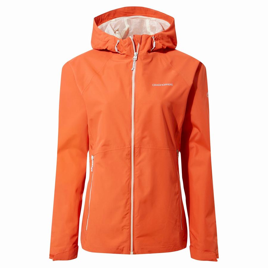 Orange Craghoppers Waterproof Salina Women's Jackets | AWW8530RU