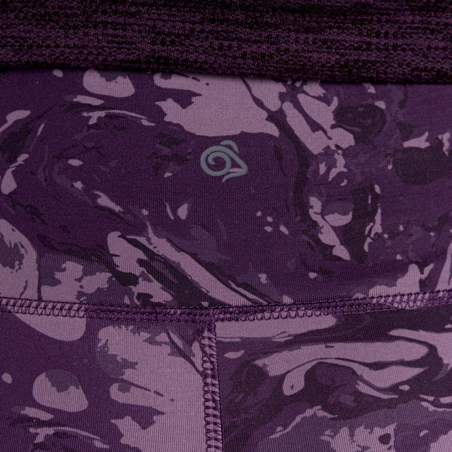 Purple Craghoppers Kiwi Thermal Women's Leggings | FEF9563GN