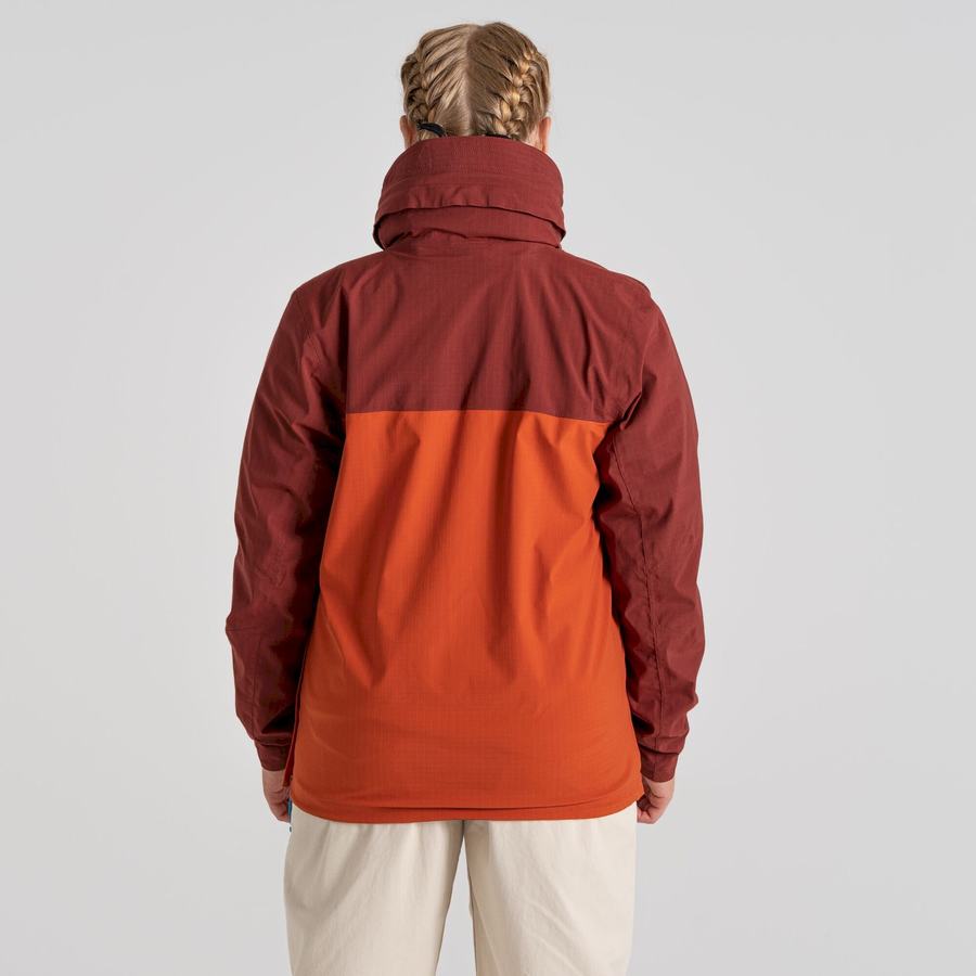 Red Orange Craghoppers Waterproof Anderson Cagoule Men's Jackets | DXT2433PI