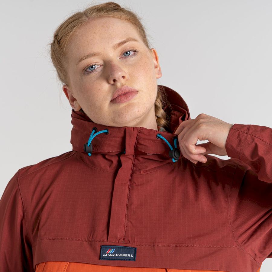 Red Orange Craghoppers Waterproof Anderson Cagoule Men's Jackets | DXT2433PI