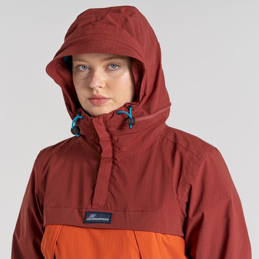 Red Orange Craghoppers Waterproof Anderson Cagoule Men's Jackets | DXT2433PI