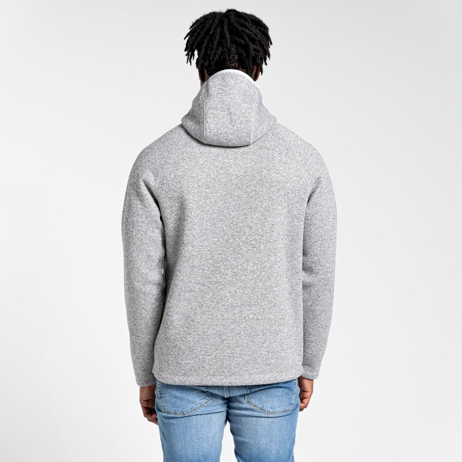 Silver Craghoppers Brayden Hooded Men's Sweaters | KPG4471GJ