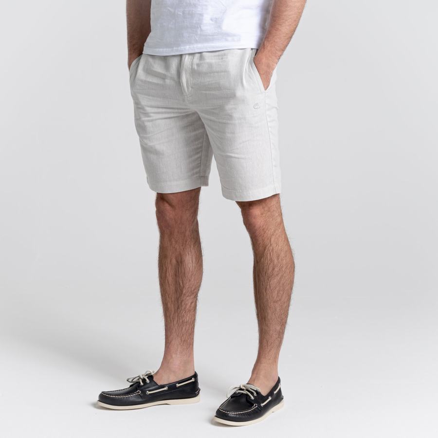 Silver Craghoppers Nosibotanical Buck Men's Shorts | GGG2516ZS