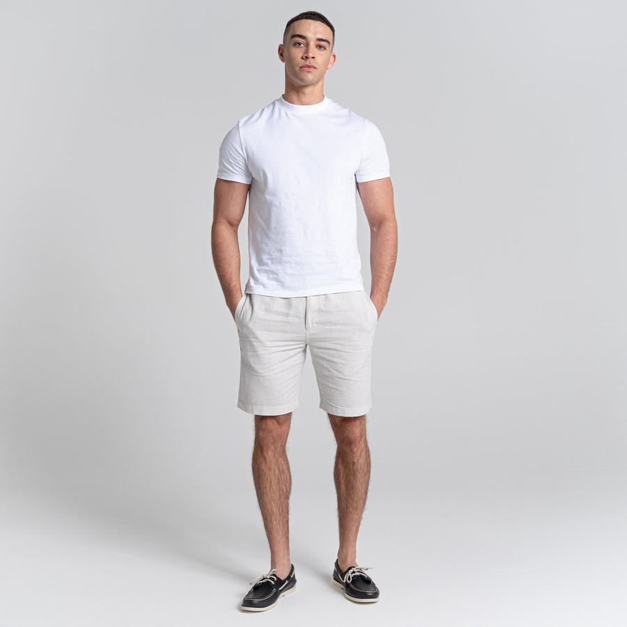 Silver Craghoppers Nosibotanical Buck Men's Shorts | GGG2516ZS