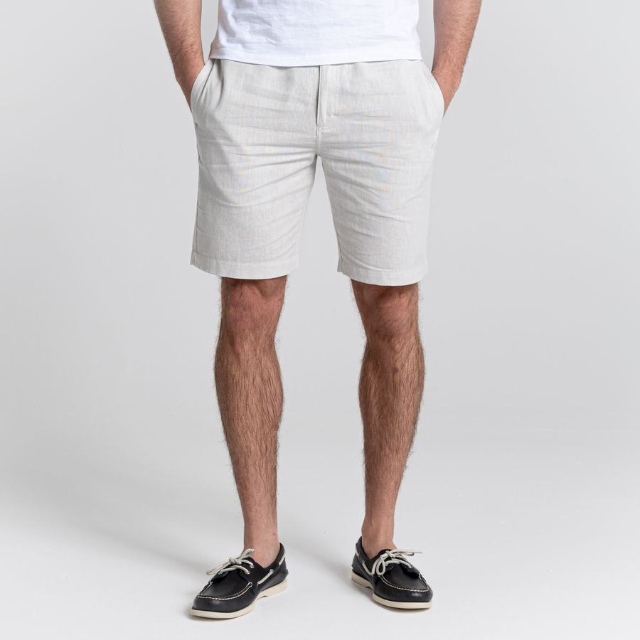 Silver Craghoppers Nosibotanical Buck Men's Shorts | GGG2516ZS