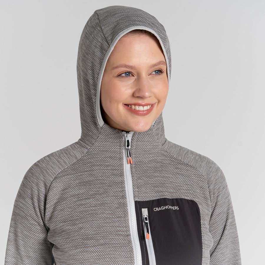 Silver Craghoppers Trina Hooded Women's Jackets | PDK5619RB