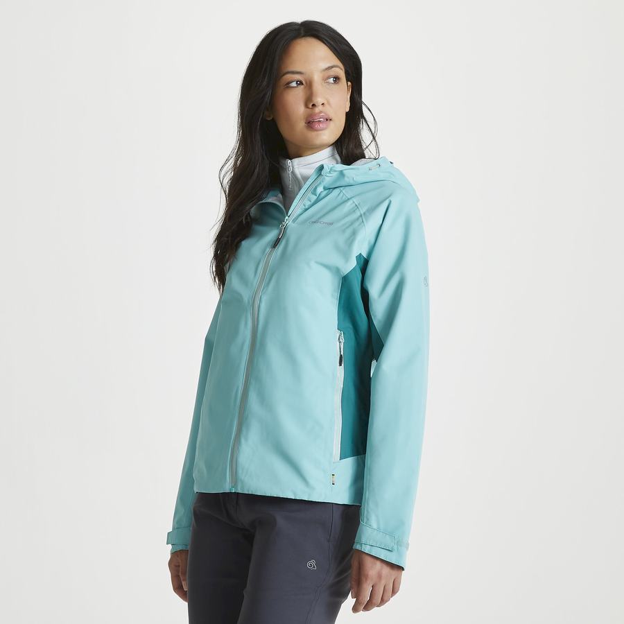 Turquoise Craghoppers Waterproof Atlas Women's Jackets | DNU1511KC