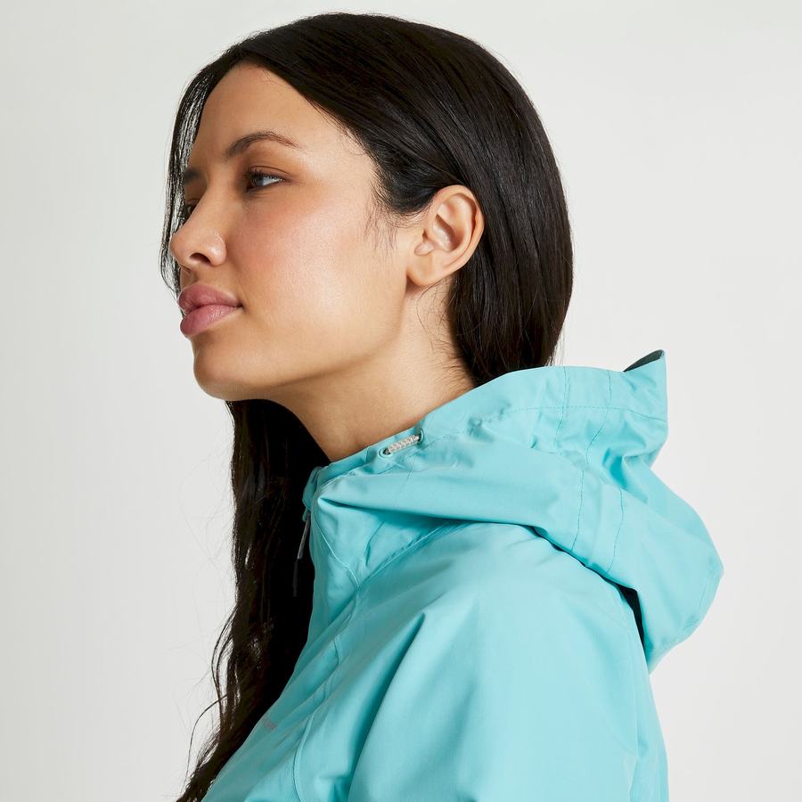 Turquoise Craghoppers Waterproof Atlas Women's Jackets | DNU1511KC