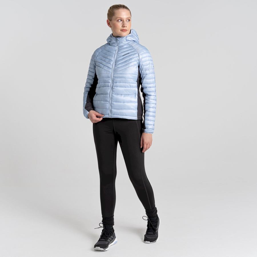 White Craghoppers ExpoLite Insulated Hooded Women's Jackets | SPI7824PF