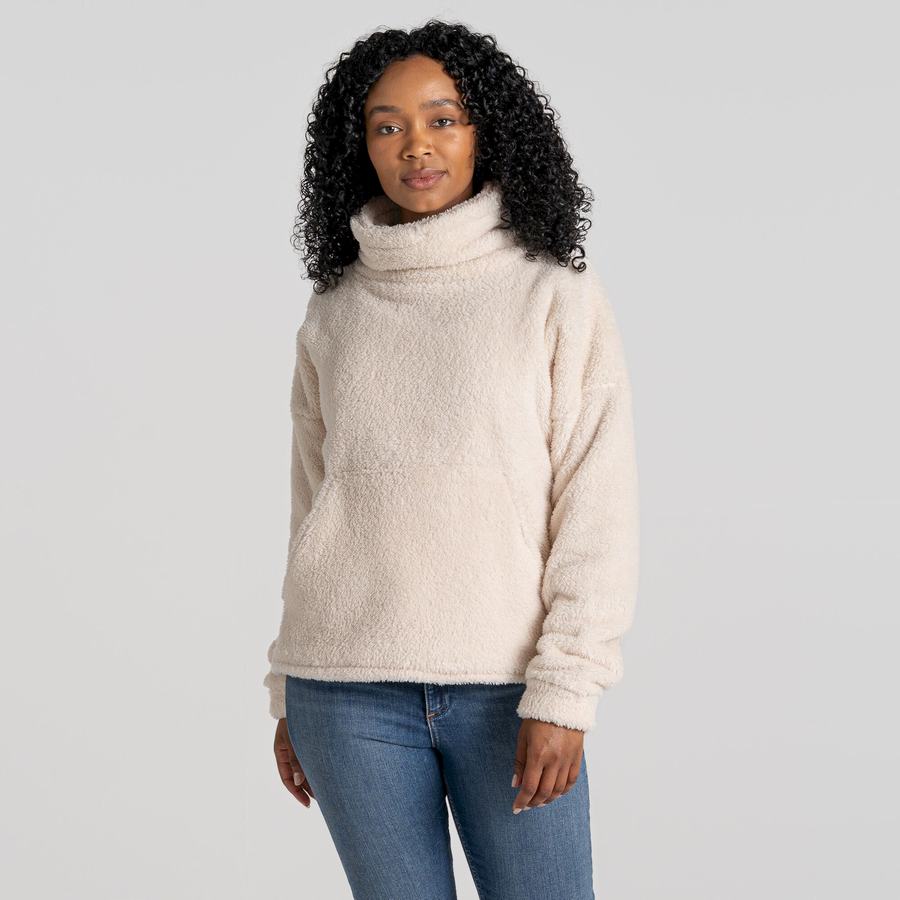 White Craghoppers Inessa Overhead Women's Sweaters | RIE18100EE