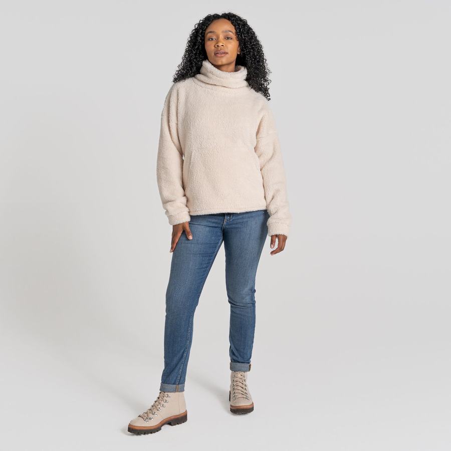 White Craghoppers Inessa Overhead Women's Sweaters | RIE18100EE