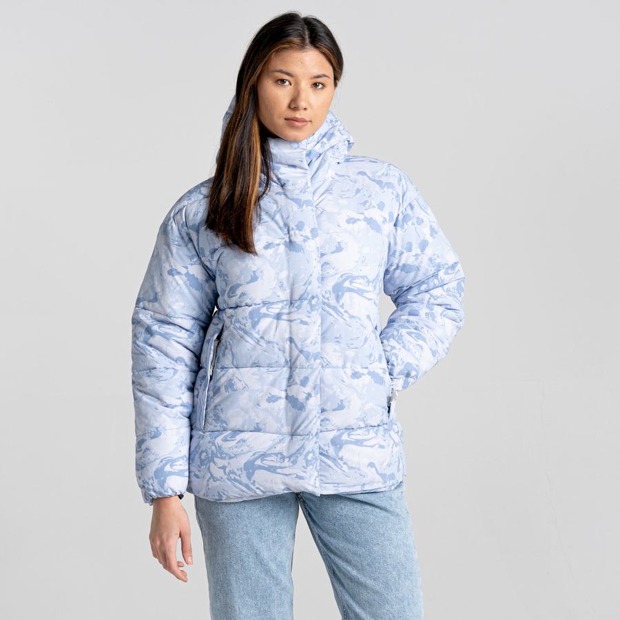 White Craghoppers Madora Insulated Hooded Women's Jackets | FQM9773LC