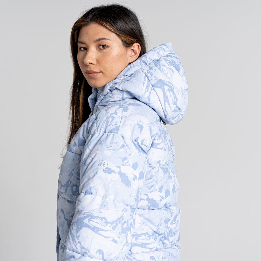 White Craghoppers Madora Insulated Hooded Women's Jackets | FQM9773LC