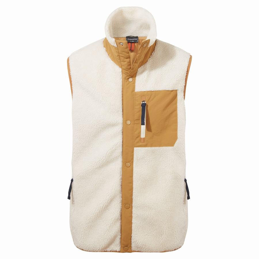 White Craghoppers Mercer Vest Men\'s Gilets | GHB1844TT