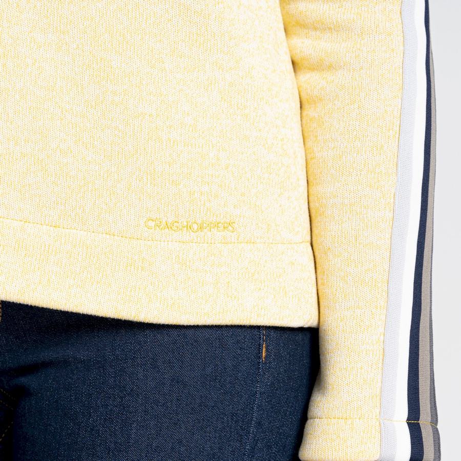 Yellow Craghoppers Pinalla Crew Neck Women's Sweatshirts | UVK5690UX