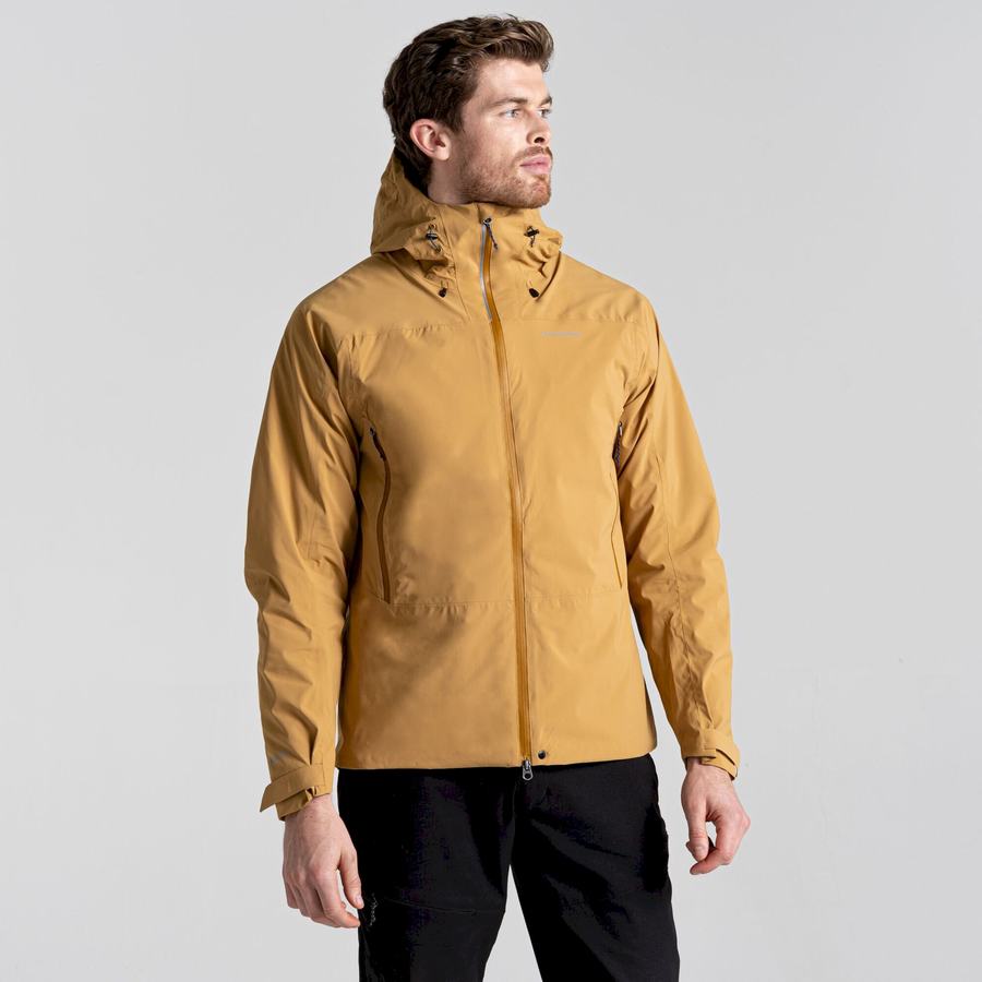 Yellow Craghoppers Waterproof Gryffin Men's Jackets | XMD6964UA