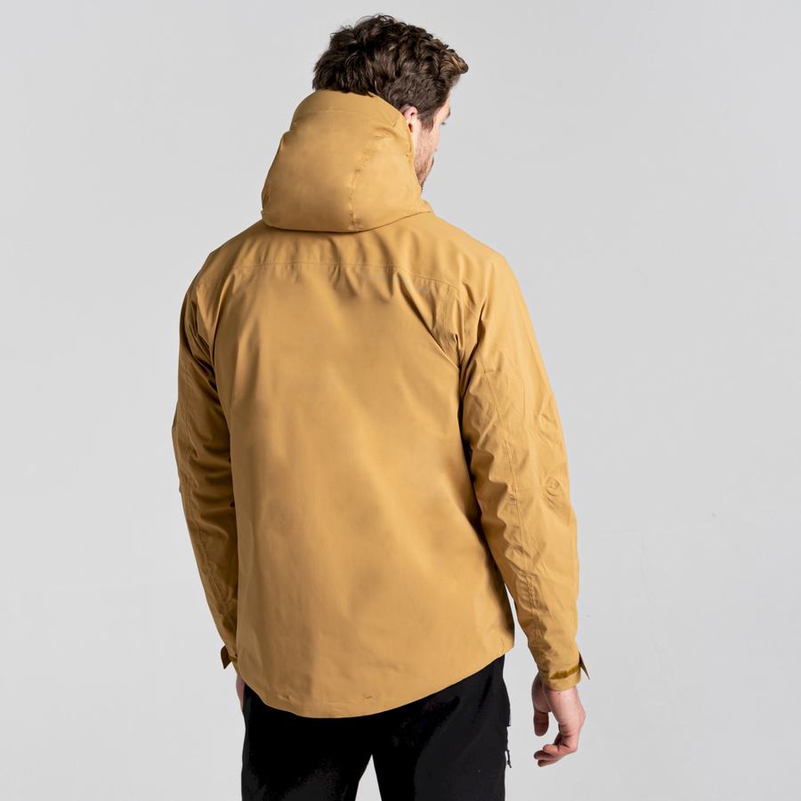 Yellow Craghoppers Waterproof Gryffin Men's Jackets | XMD6964UA