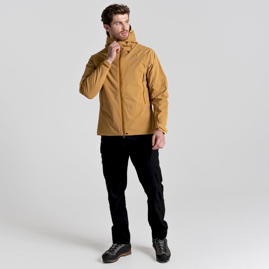 Yellow Craghoppers Waterproof Gryffin Men's Jackets | XMD6964UA