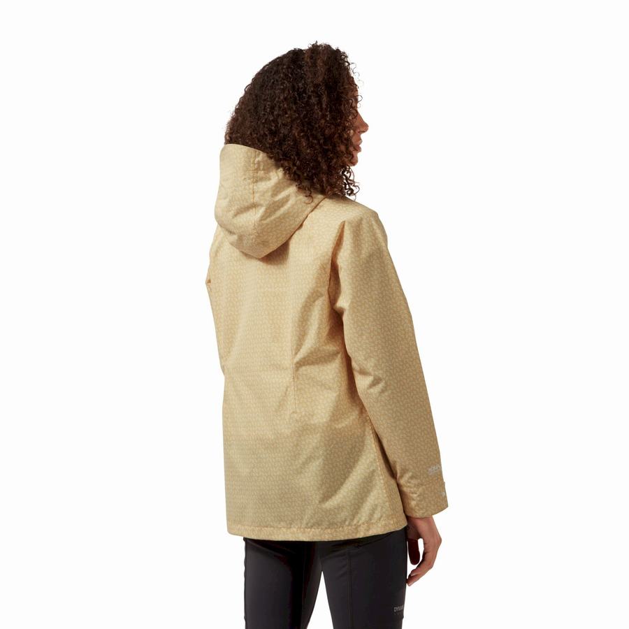 Yellow Craghoppers Waterproof Laurel Women's Jackets | REW3729YV